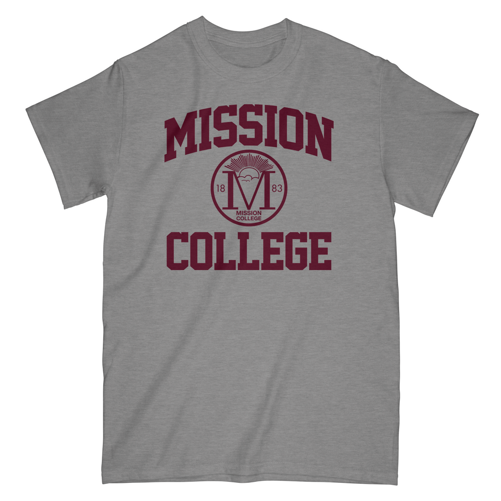 Mission College Tee | Maroon